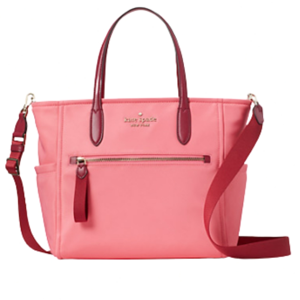 Kate spade deep dahli Chelsea med satchel bag purse NWT - Picture 2 of 7